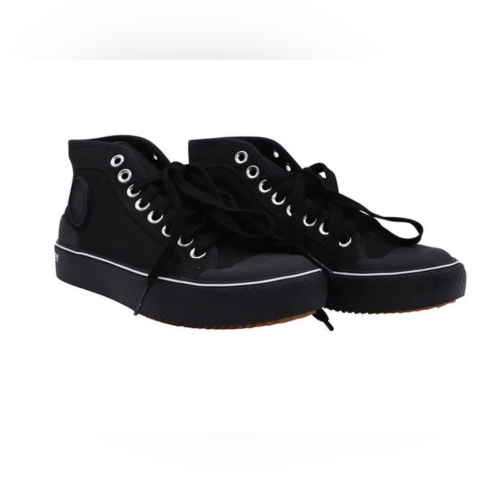 Stella McCartney Hi Top Trainers in Black Canvas Converse 35